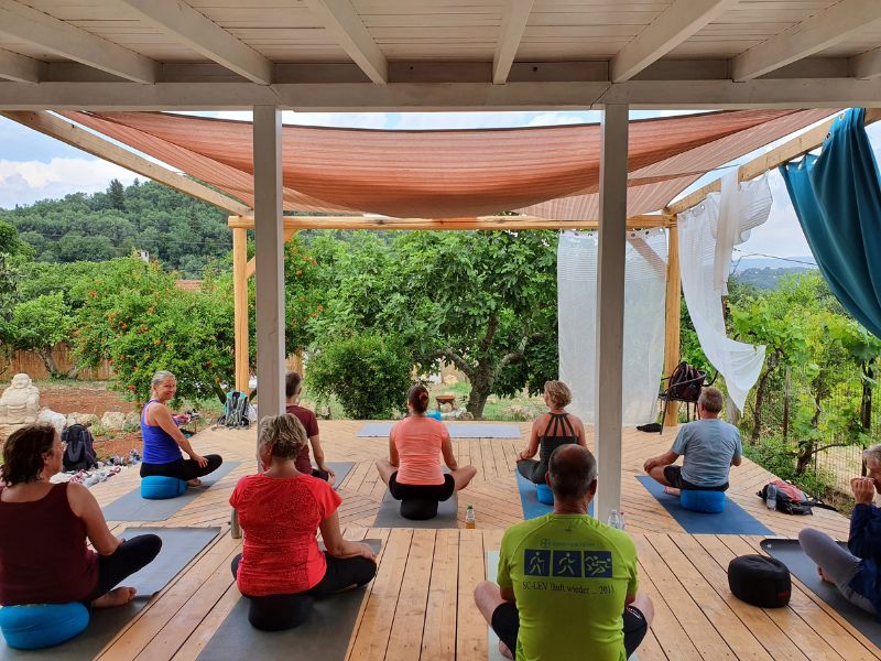 Yoga auf Korfu im Bergdorf Yoga Shala 2