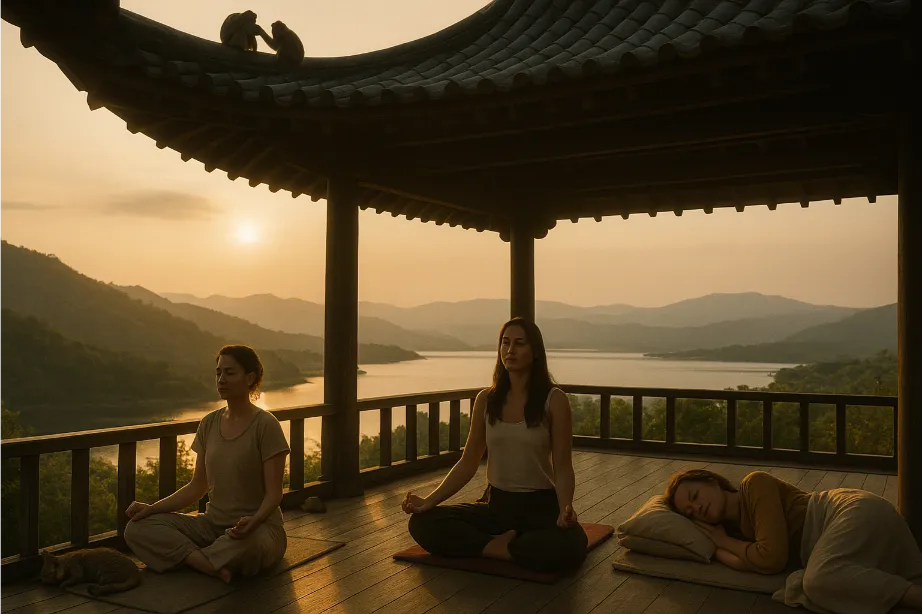 Das Yoga Haus der Still - Eine Geschichte von Julia Bakchaus